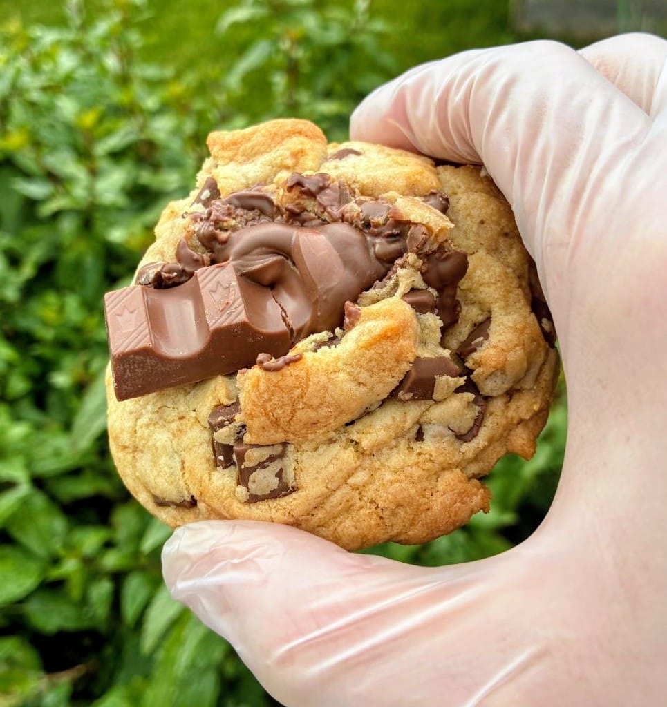 Nutella Stuffed NYC Cookie hero
