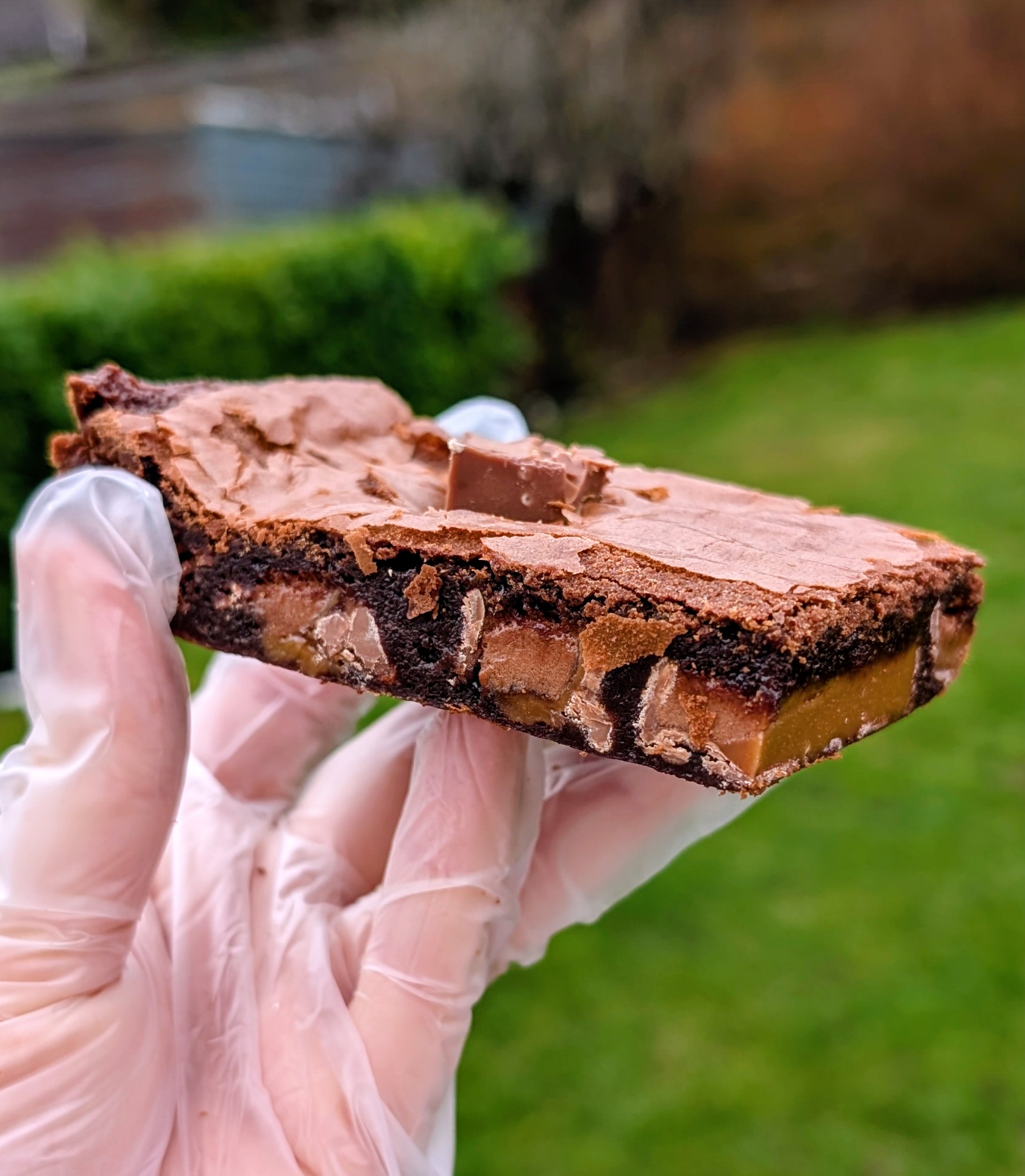 Mars Bar Stuffed Brownie