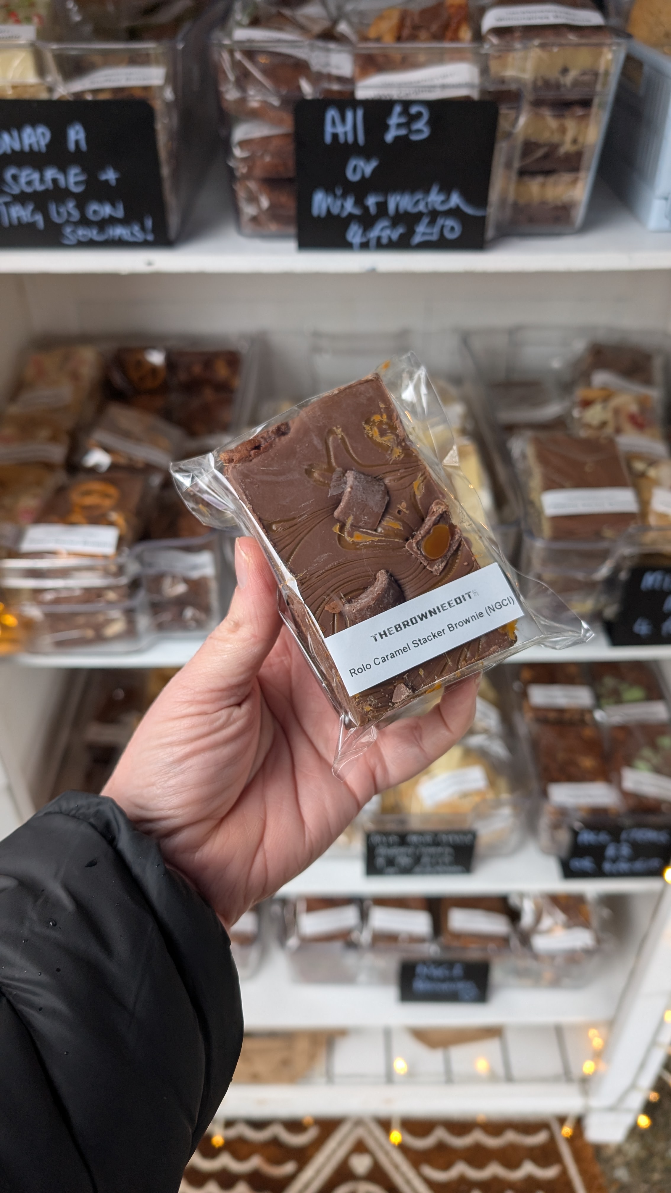 Rolo Caramel Stacker Brownie