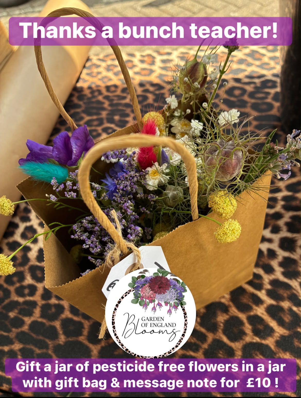Jar of Blooms - Thank You Teacher!