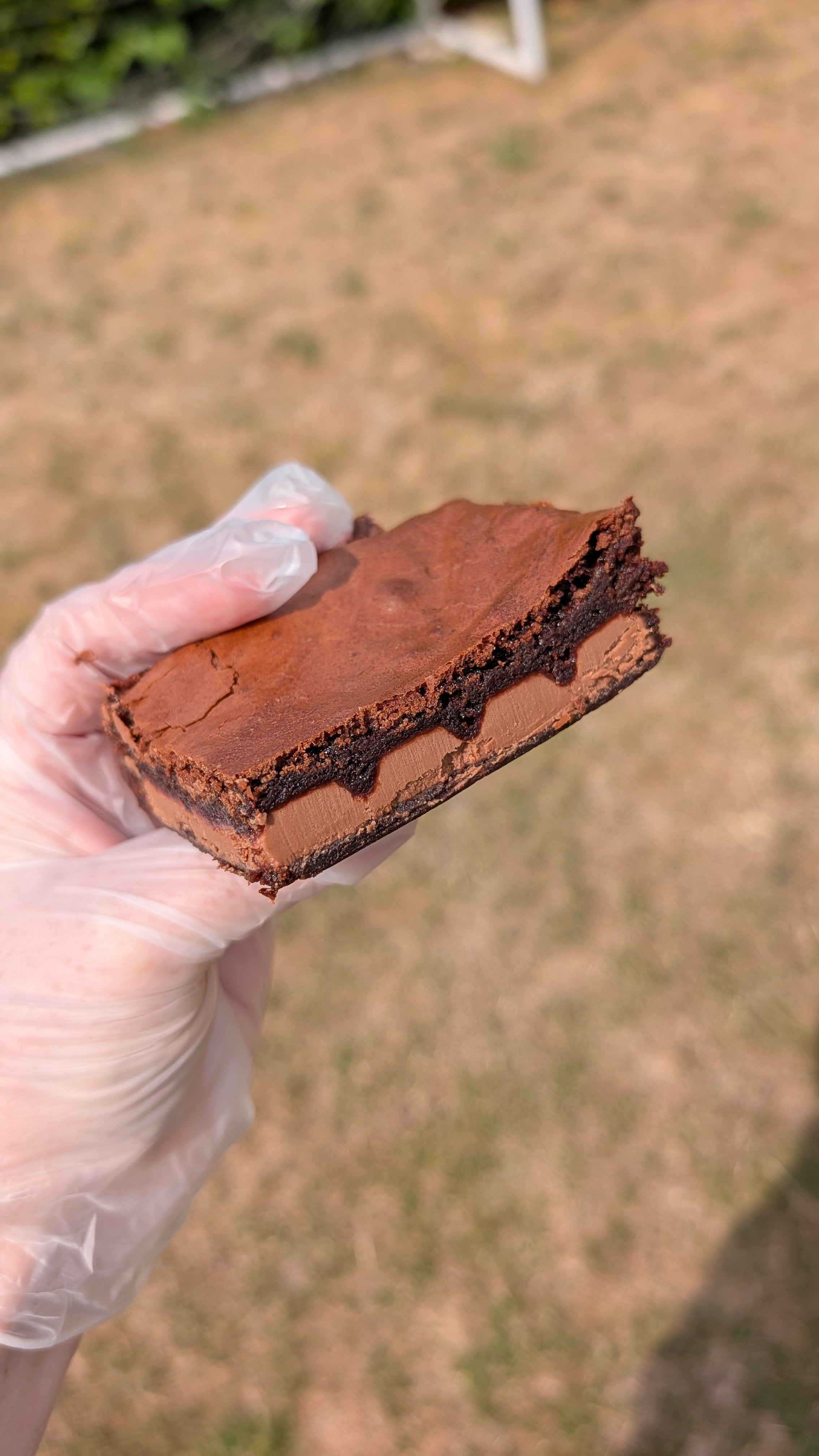 Dairy Milk Stuffed Brownie