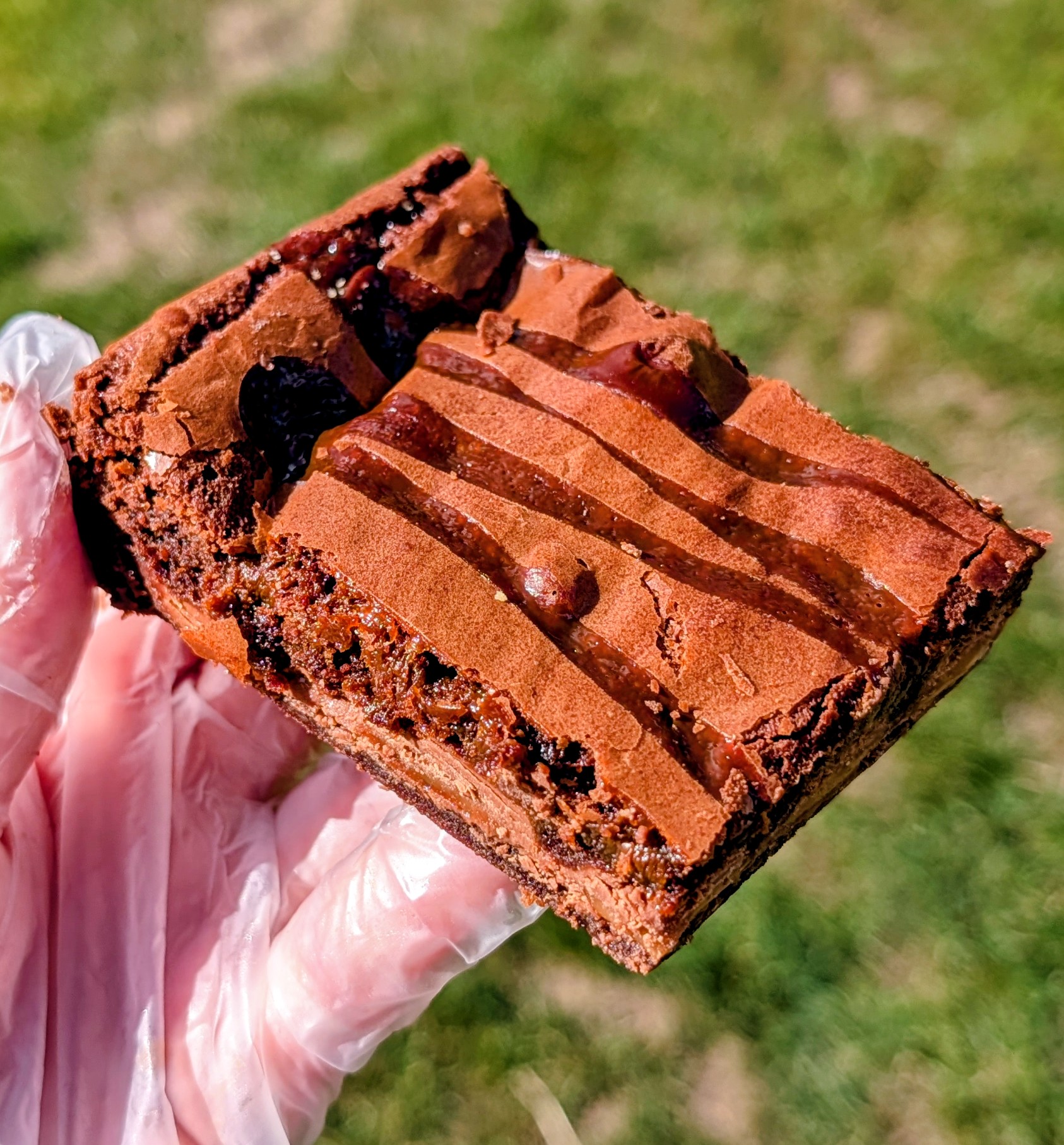 Cadbury Caramel Stuffed Brownie
